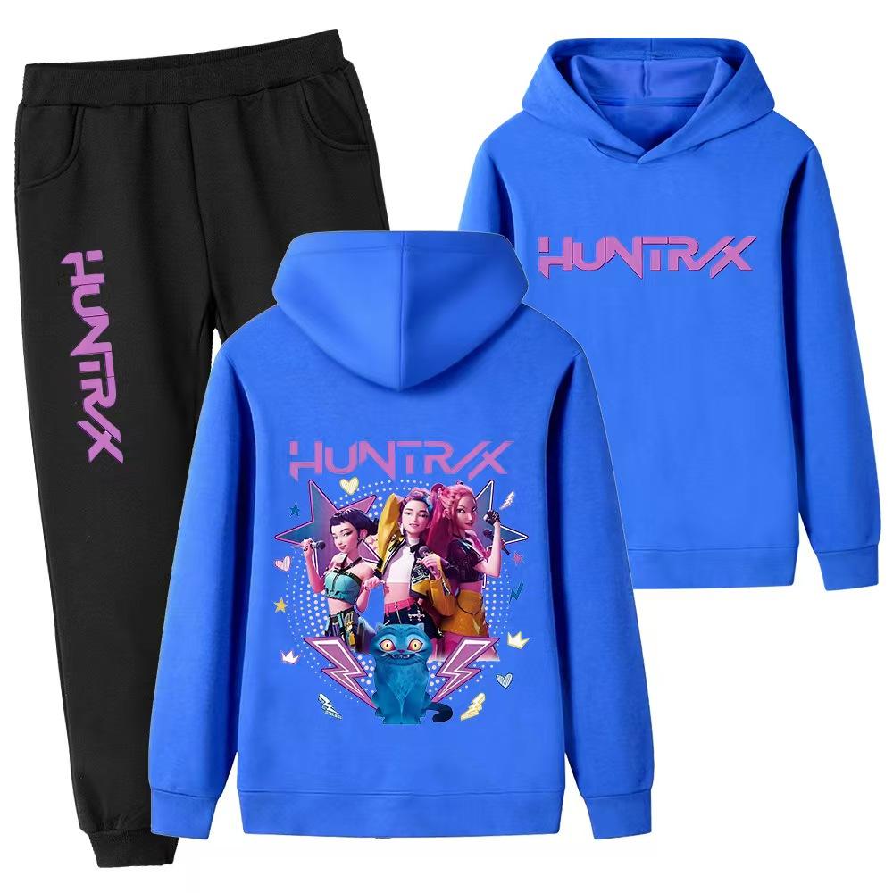 Felpe con cappuccio K-pop Devil Hunter con stampa 3D – set trendy, casual e sportivo