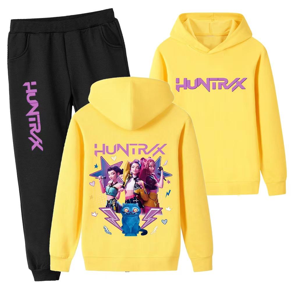 Felpe con cappuccio K-pop Devil Hunter con stampa 3D – set trendy, casual e sportivo