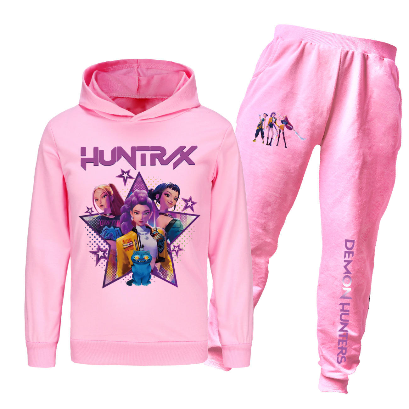 Nuova tuta con cappuccio Kpop Witch Hunt Group – outfit casual autunnale