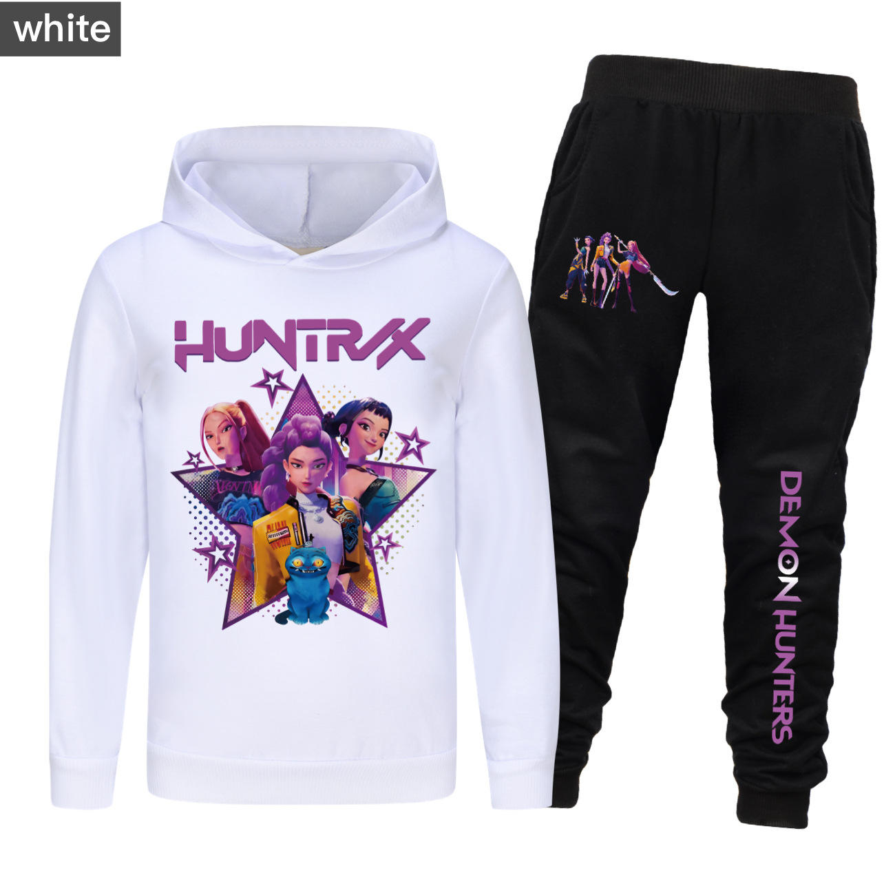 Nuova tuta con cappuccio Kpop Witch Hunt Group – outfit casual autunnale