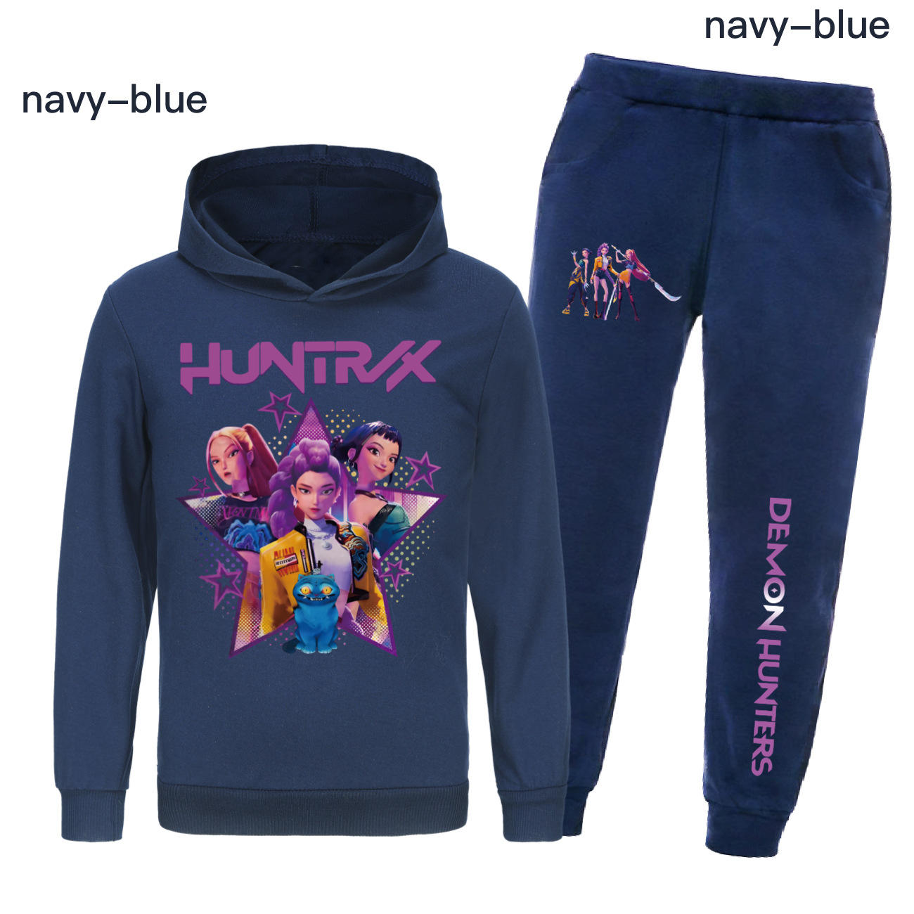 Nuova tuta con cappuccio Kpop Witch Hunt Group – outfit casual autunnale