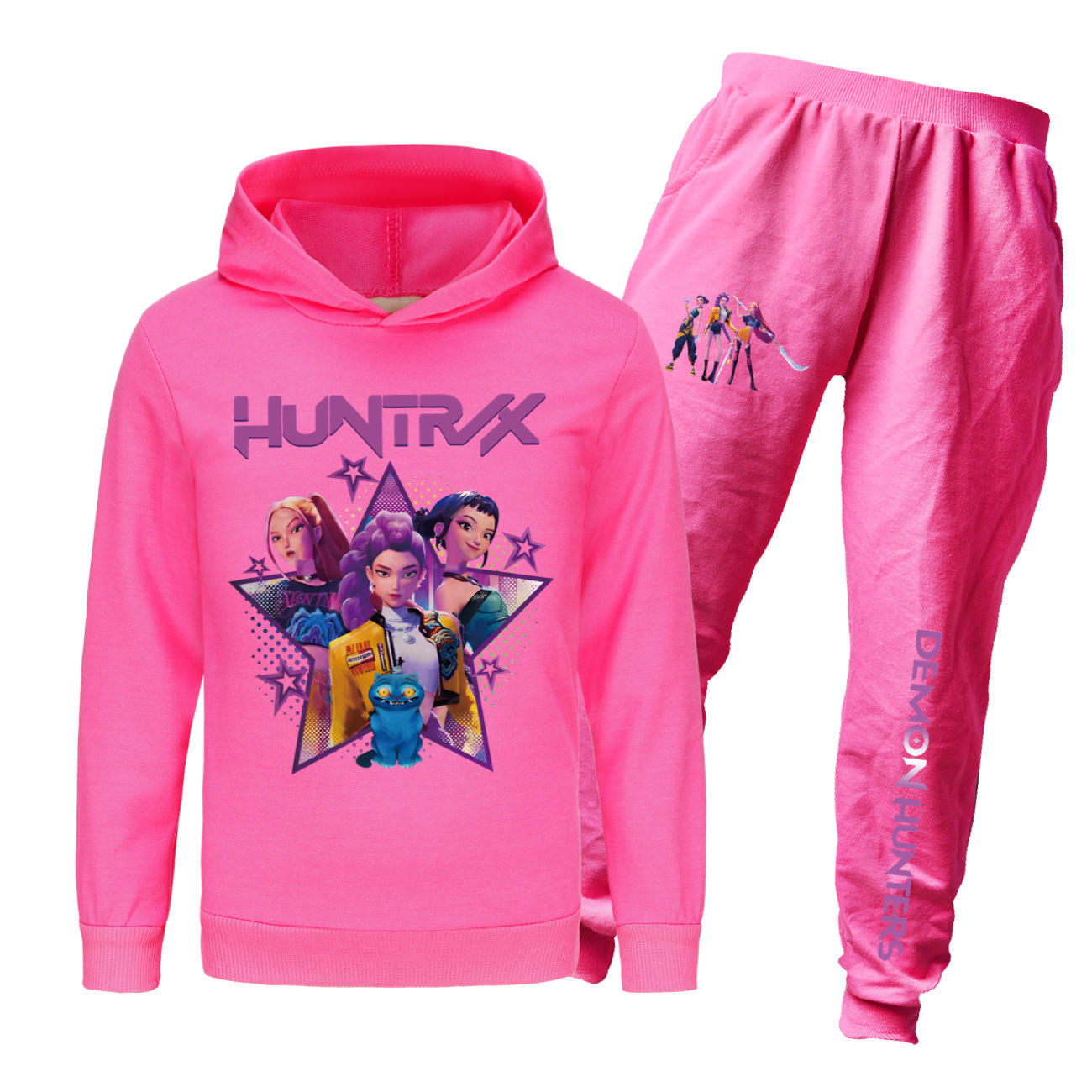 Nuova tuta con cappuccio Kpop Witch Hunt Group – outfit casual autunnale