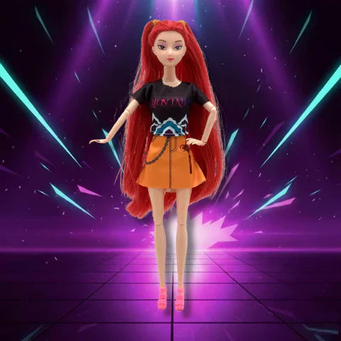 Kpop Demon Hunters – Scatola da collezione con 3 bambole da collezione