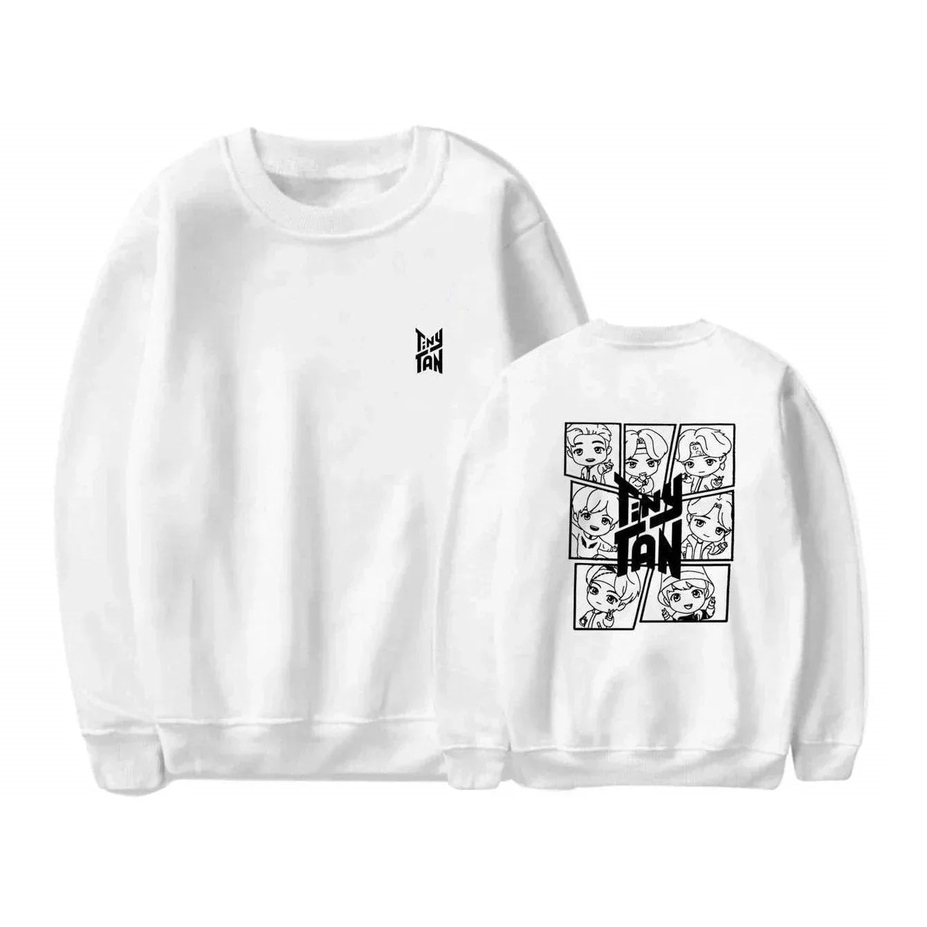 Felpa bts tinytan blanc
