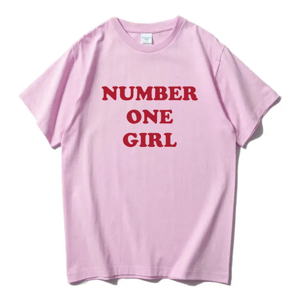 T‑shirt number one girl kpop rose – groupe blackpink