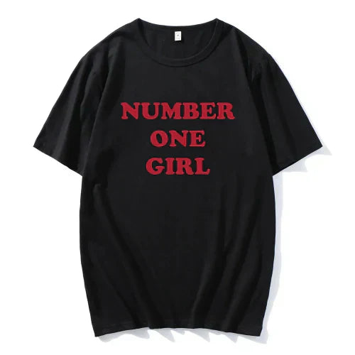 T‑shirt number one girl kpop rose – groupe blackpink
