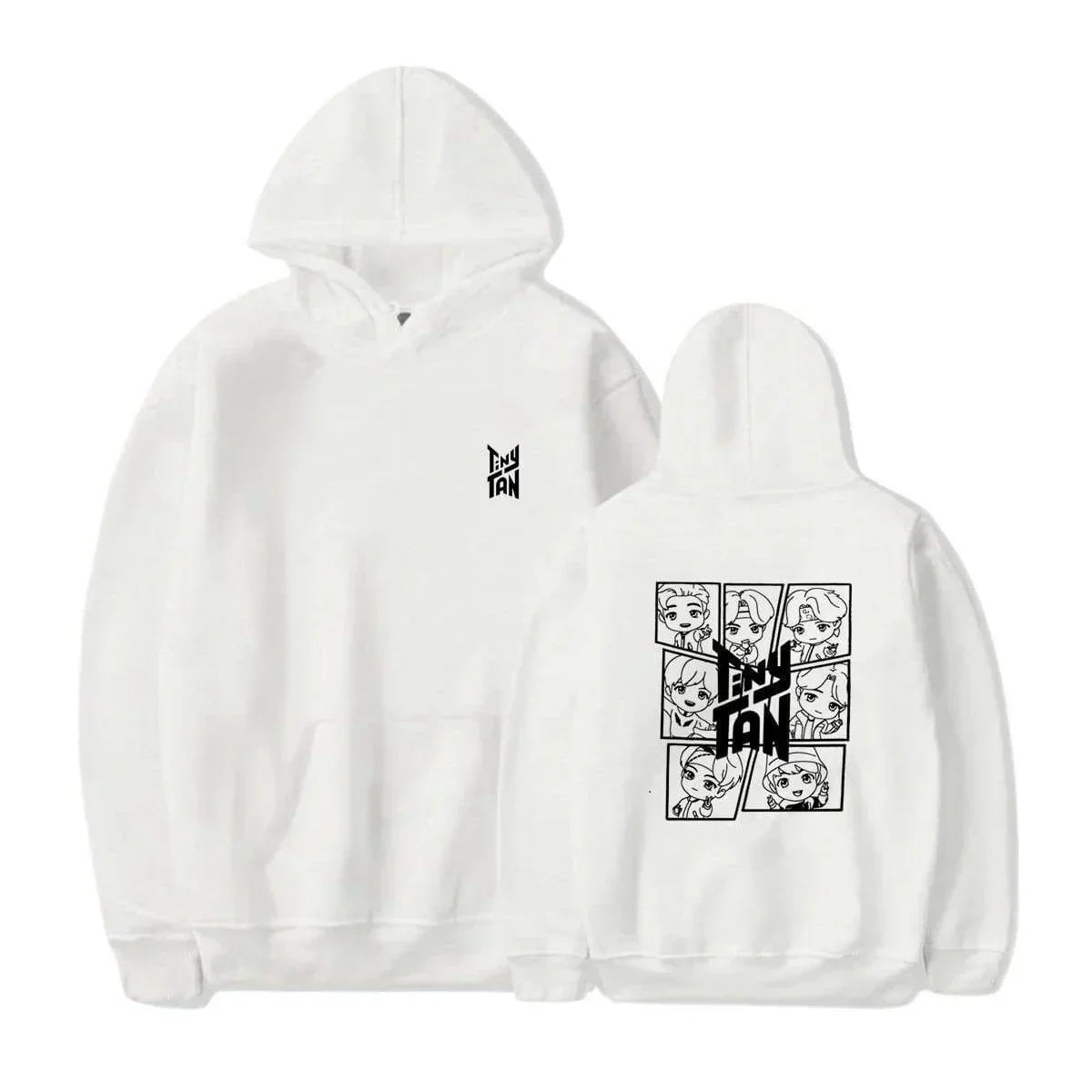 Felpa bts tinytan blanc