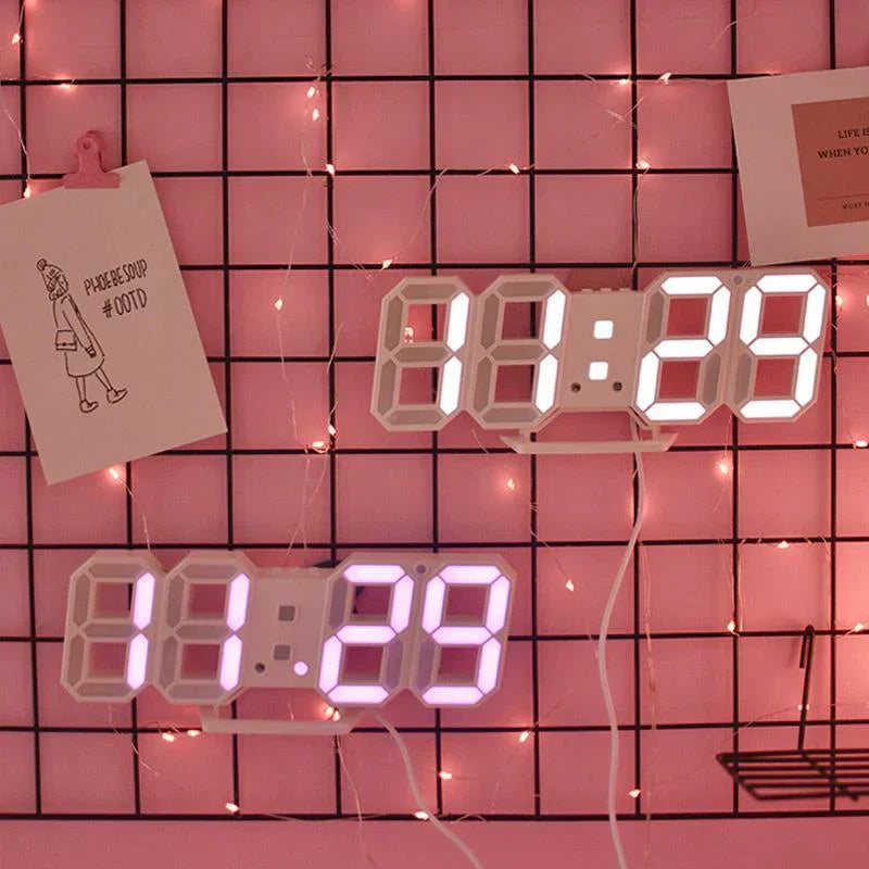 Uhr led 3d