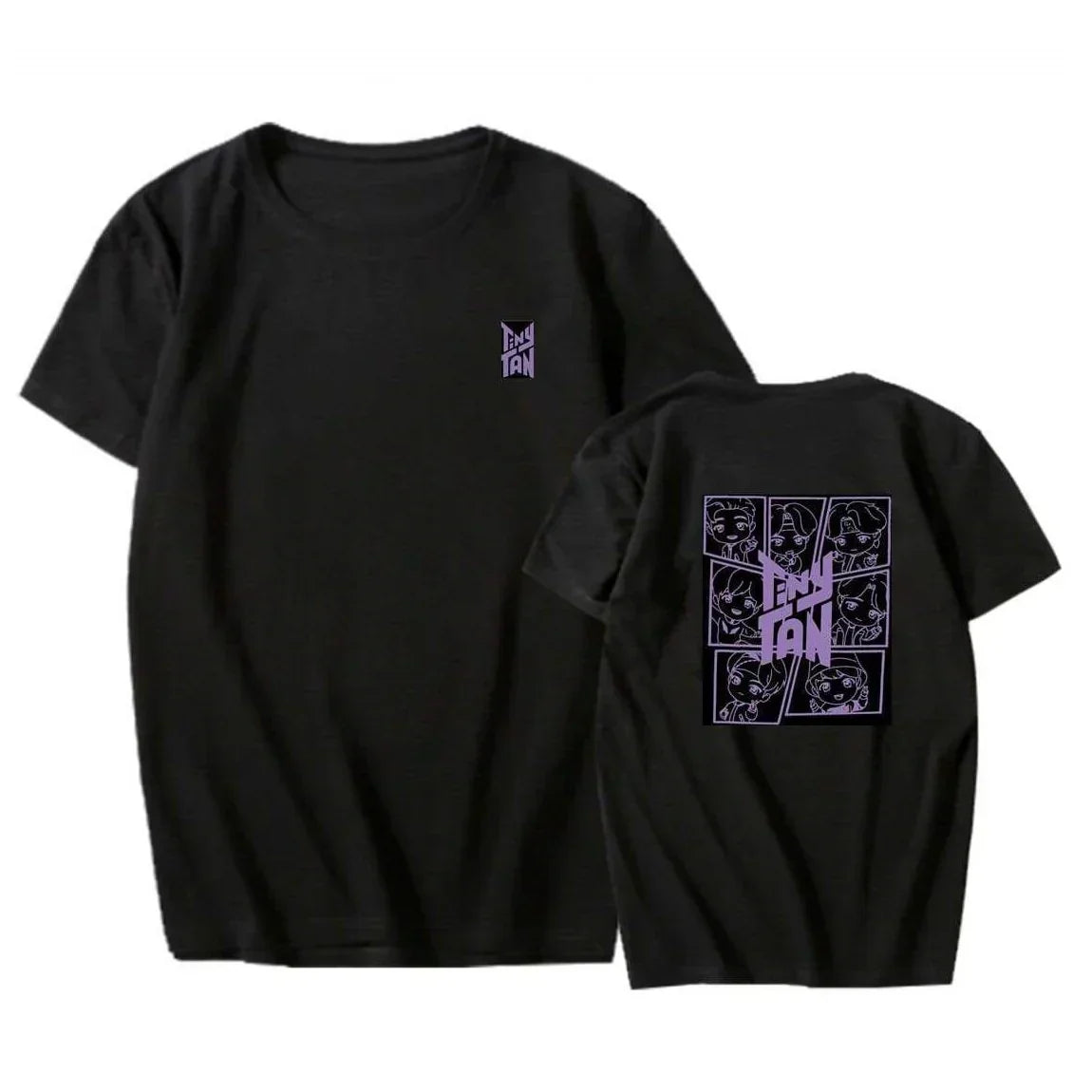 T‑shirt bts tiny tan noir